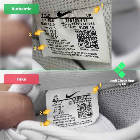 fake nikes and real nikes|nike legit check code.